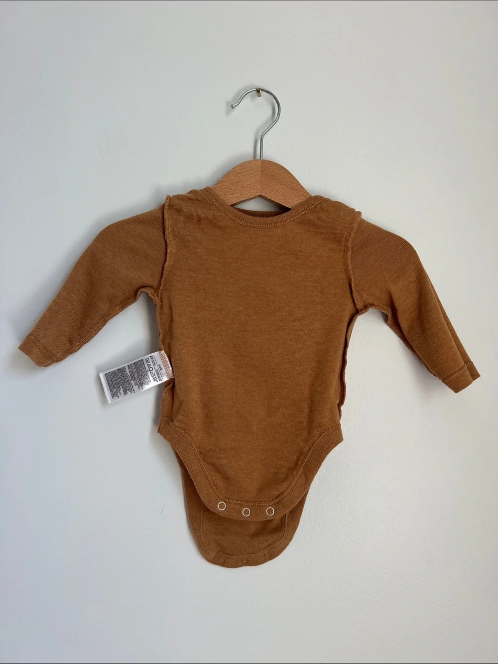 Old Navy | Brown Football-Print Baby One-Piece Size 0-3 Months